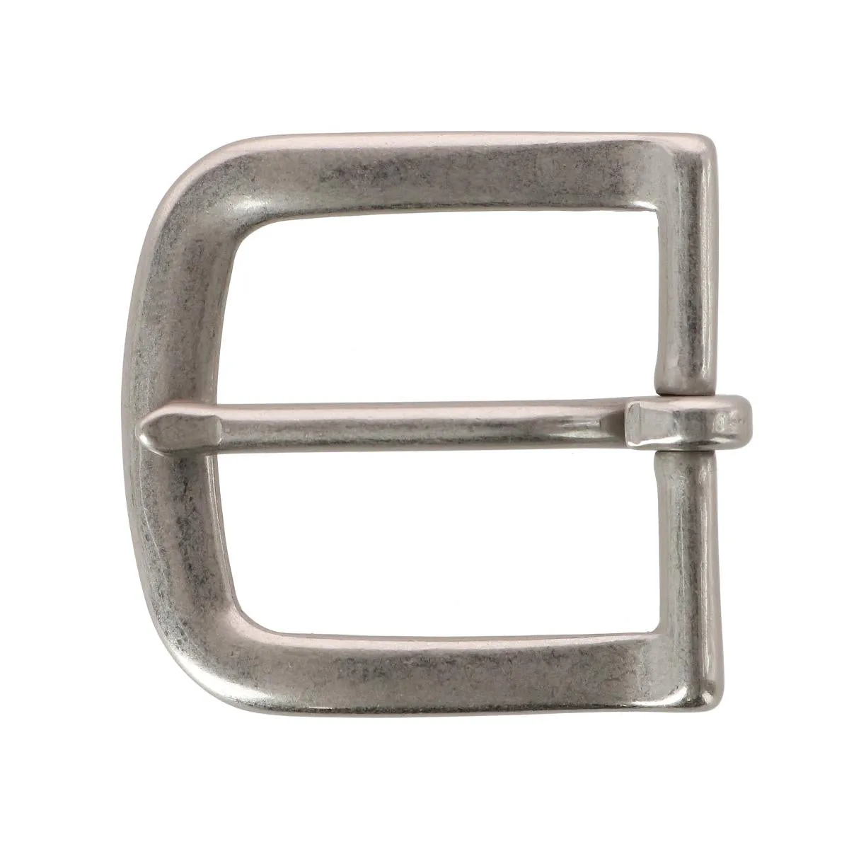 32mm Solid Brass Nickel Matte Single Prong Buckle