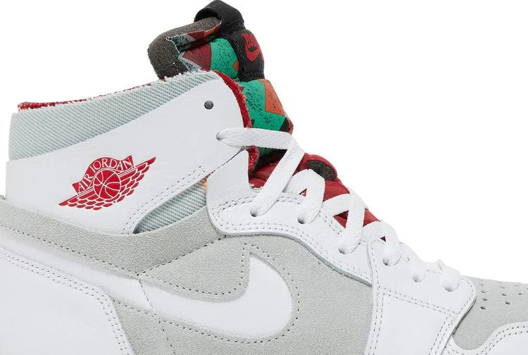 Air Jordan 1 High Zoom Comfort Hare Sneakers, White