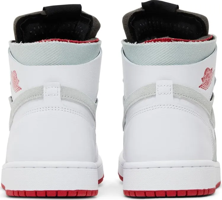 Air Jordan 1 High Zoom Comfort Hare Sneakers, White