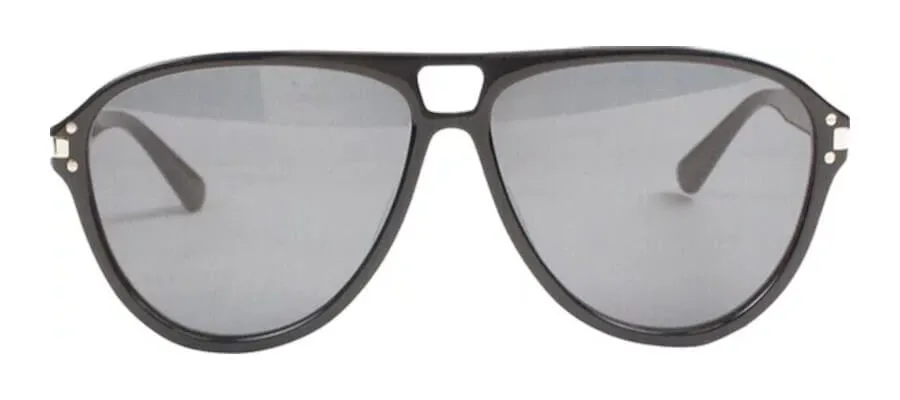 Amiri Aviator Logo 'Black' Sunglasses, Black