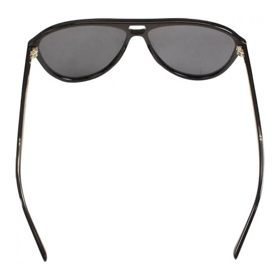 Amiri Aviator Logo 'Black' Sunglasses, Black