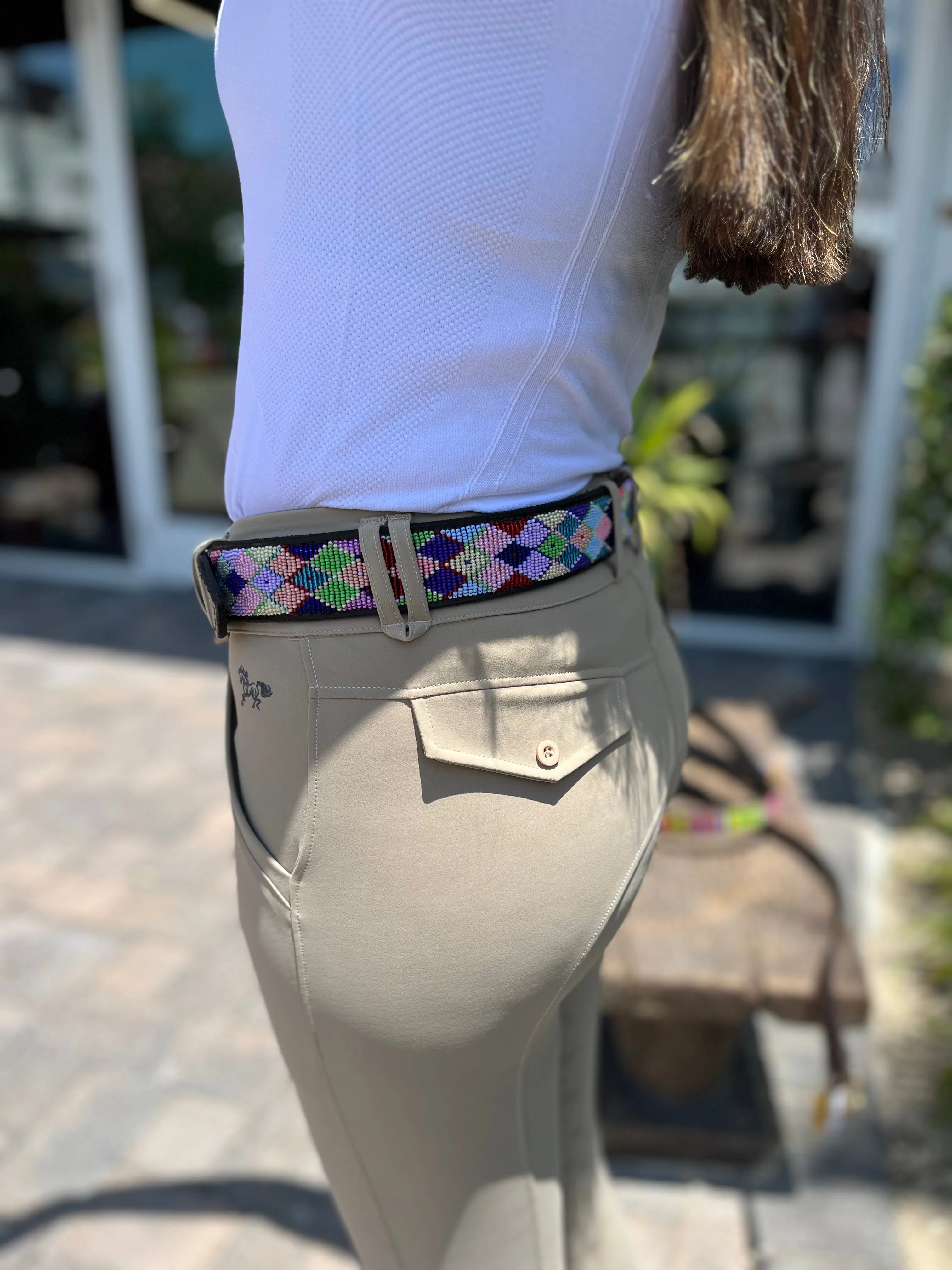 Argyle Posey Wide Width Belt