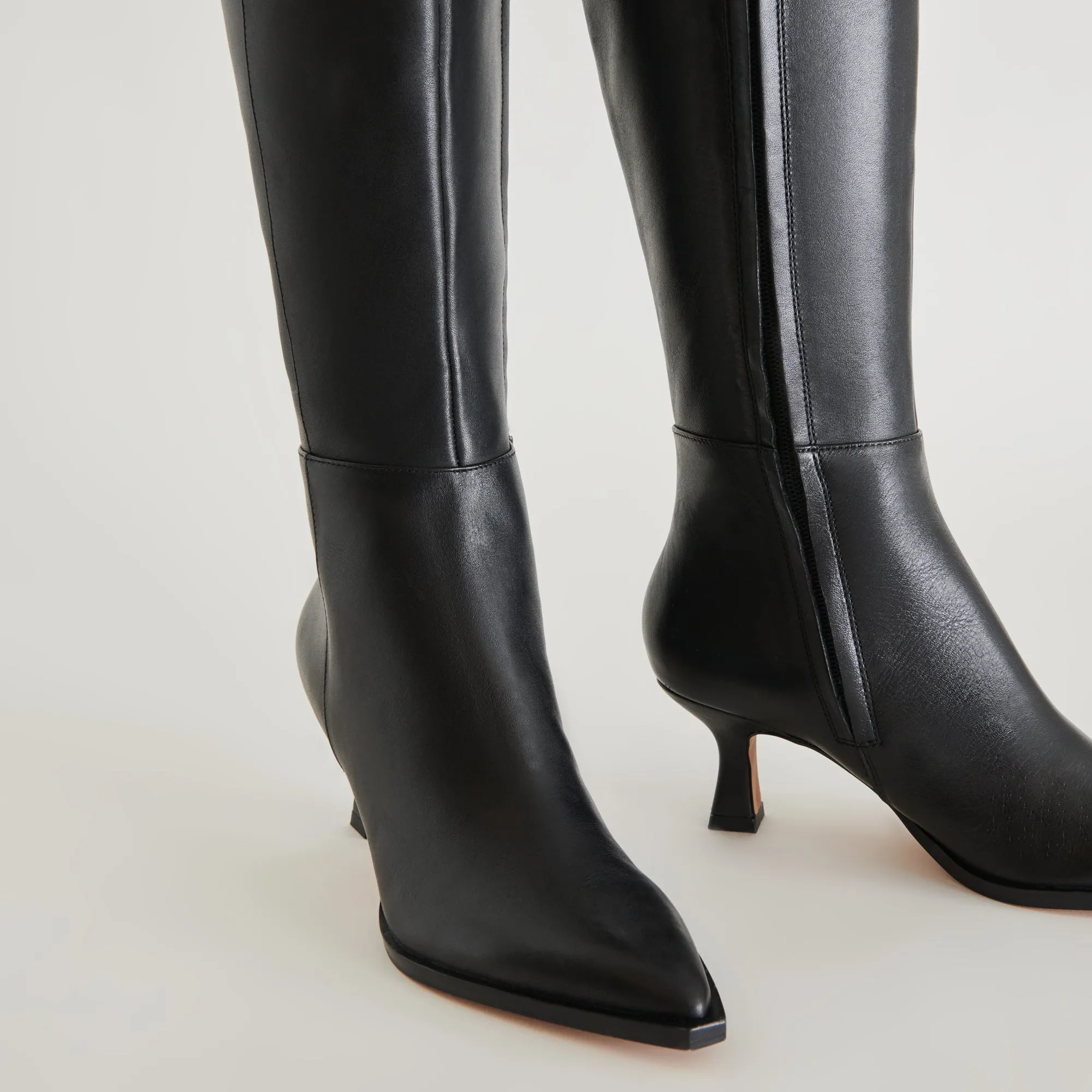 AUGGIE BOOTS BLACK LEATHER