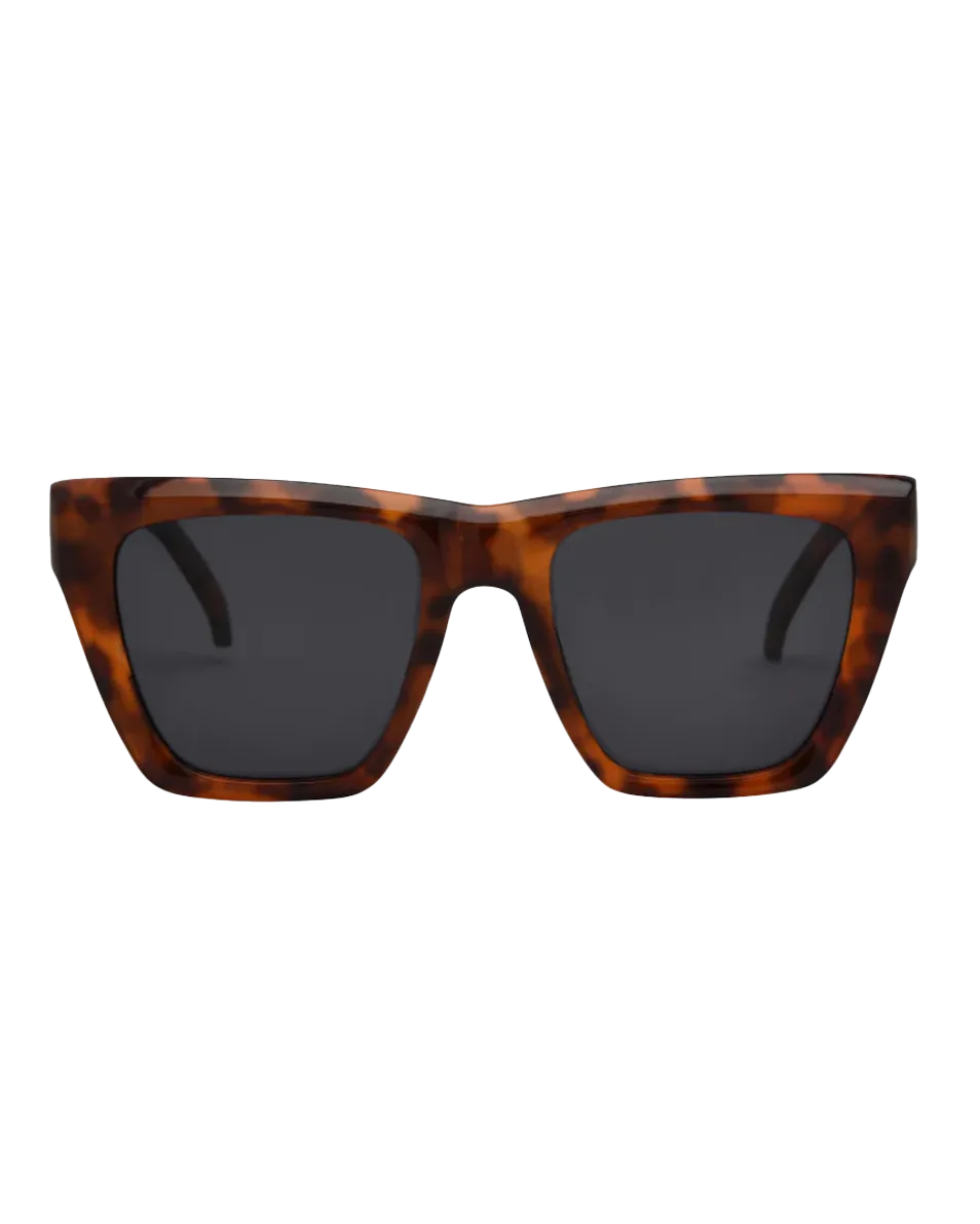 Ava Polarised Sunglasses in Tortoise & Brown