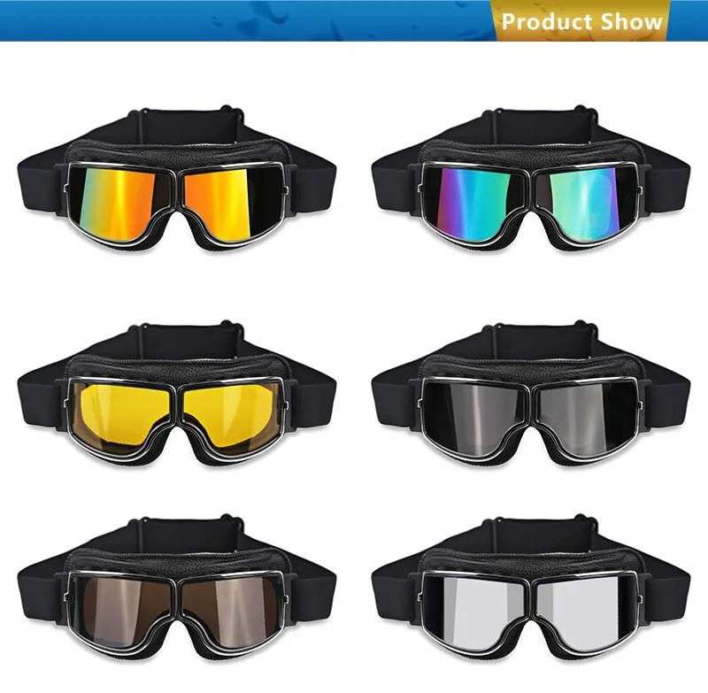 Aviator Style Foldable Goggles