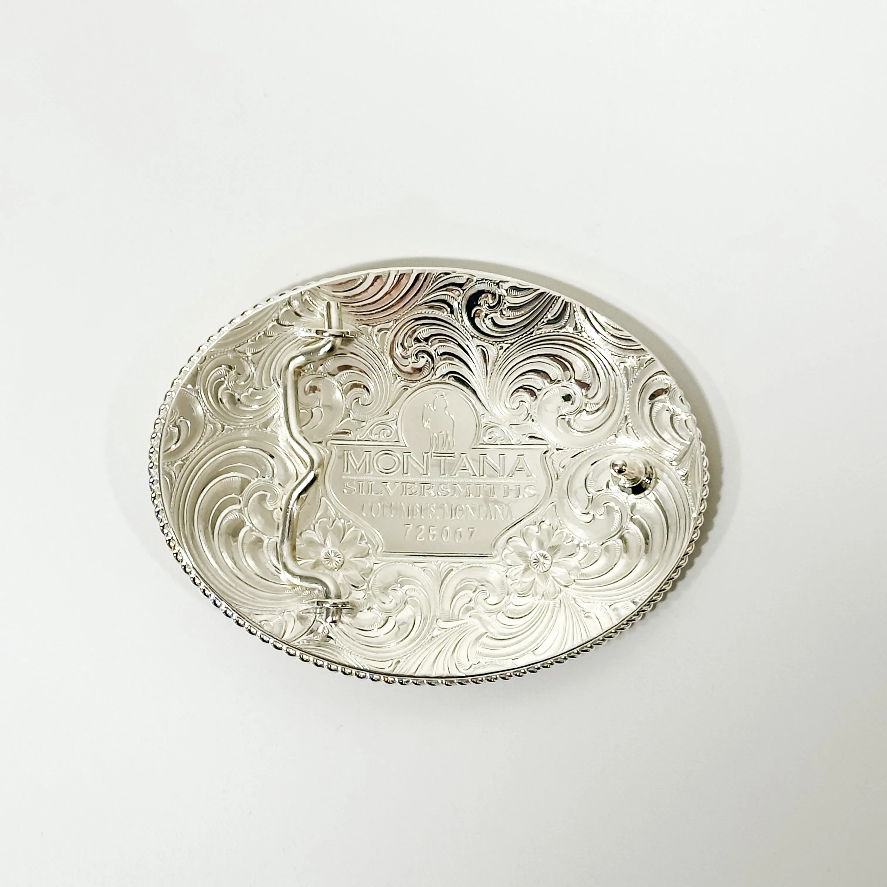 Bourbon Cowgirl Silver Buckle by Montana Silversmiths