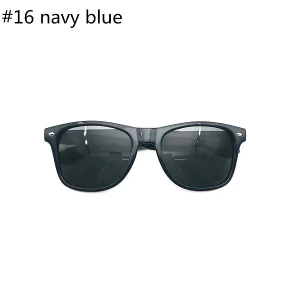 Bulk Customisable 48 Pack of Classic 80's Style Adult Sunglasses, UV400 Rated, with Spring Loaded Hinges, 20 Colours