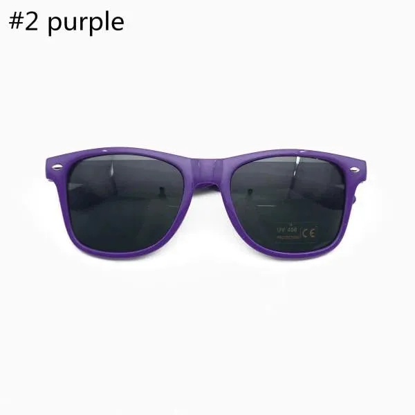 Bulk Customisable 48 Pack of Classic 80's Style Adult Sunglasses, UV400 Rated, with Spring Loaded Hinges, 20 Colours