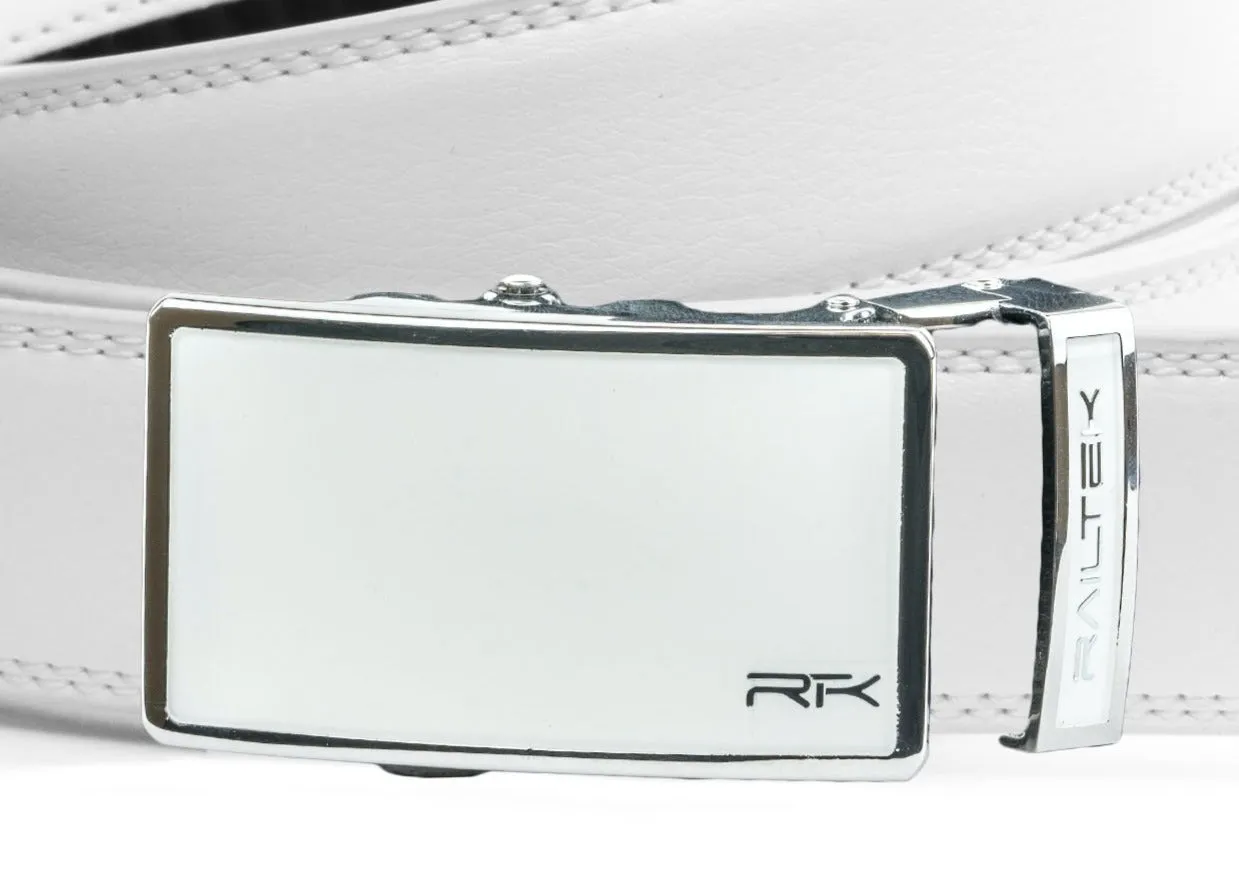 Chrome White Railtek™ Belt