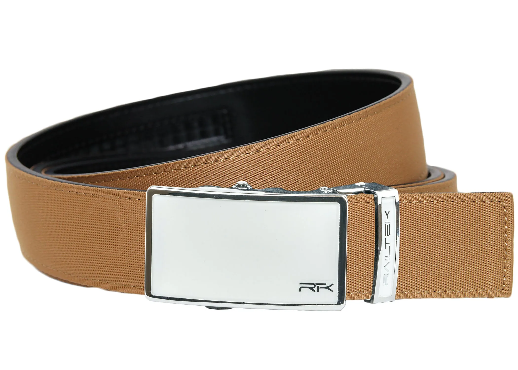 Chrome White Railtek™ Belt