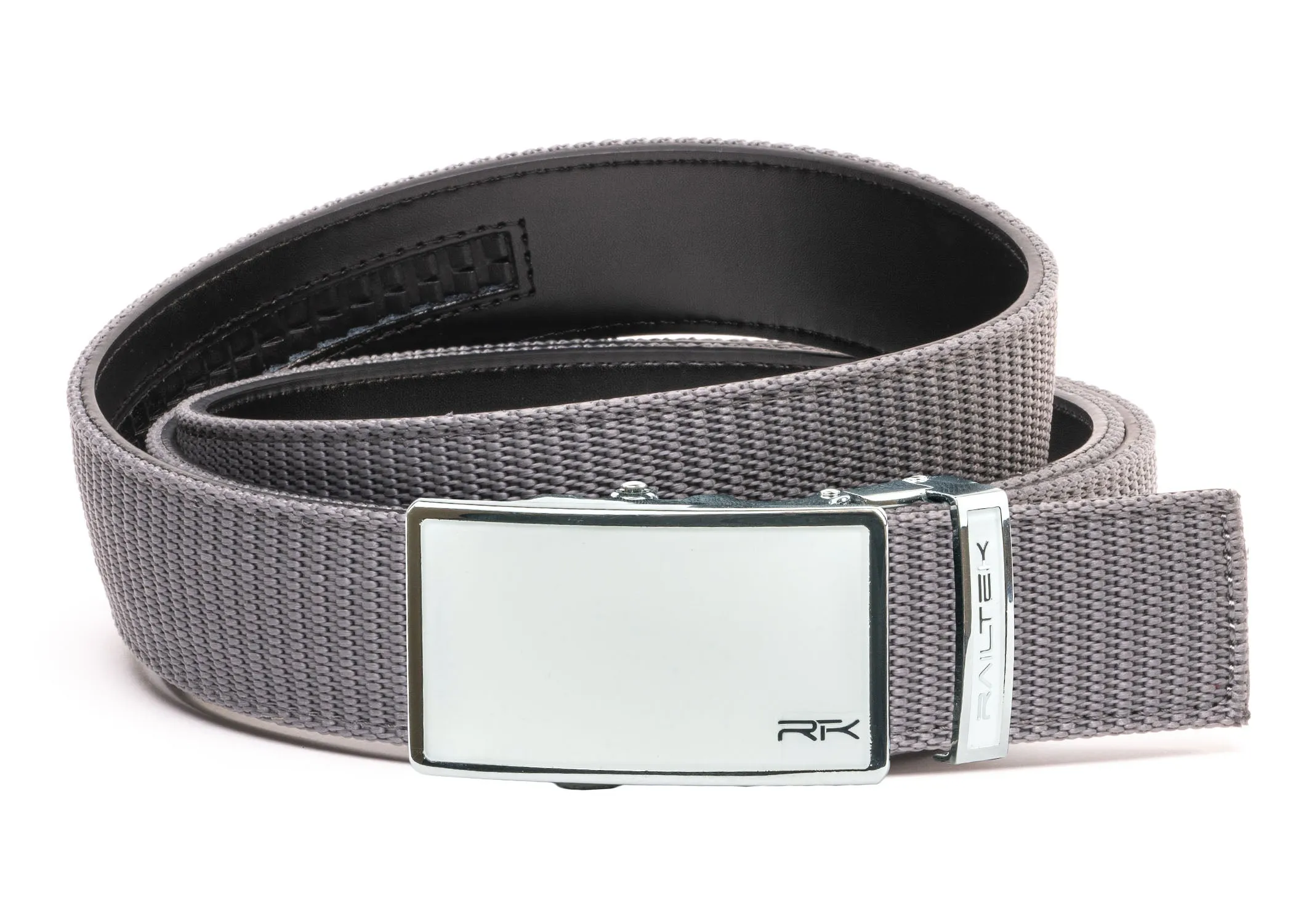 Chrome White Railtek™ Belt