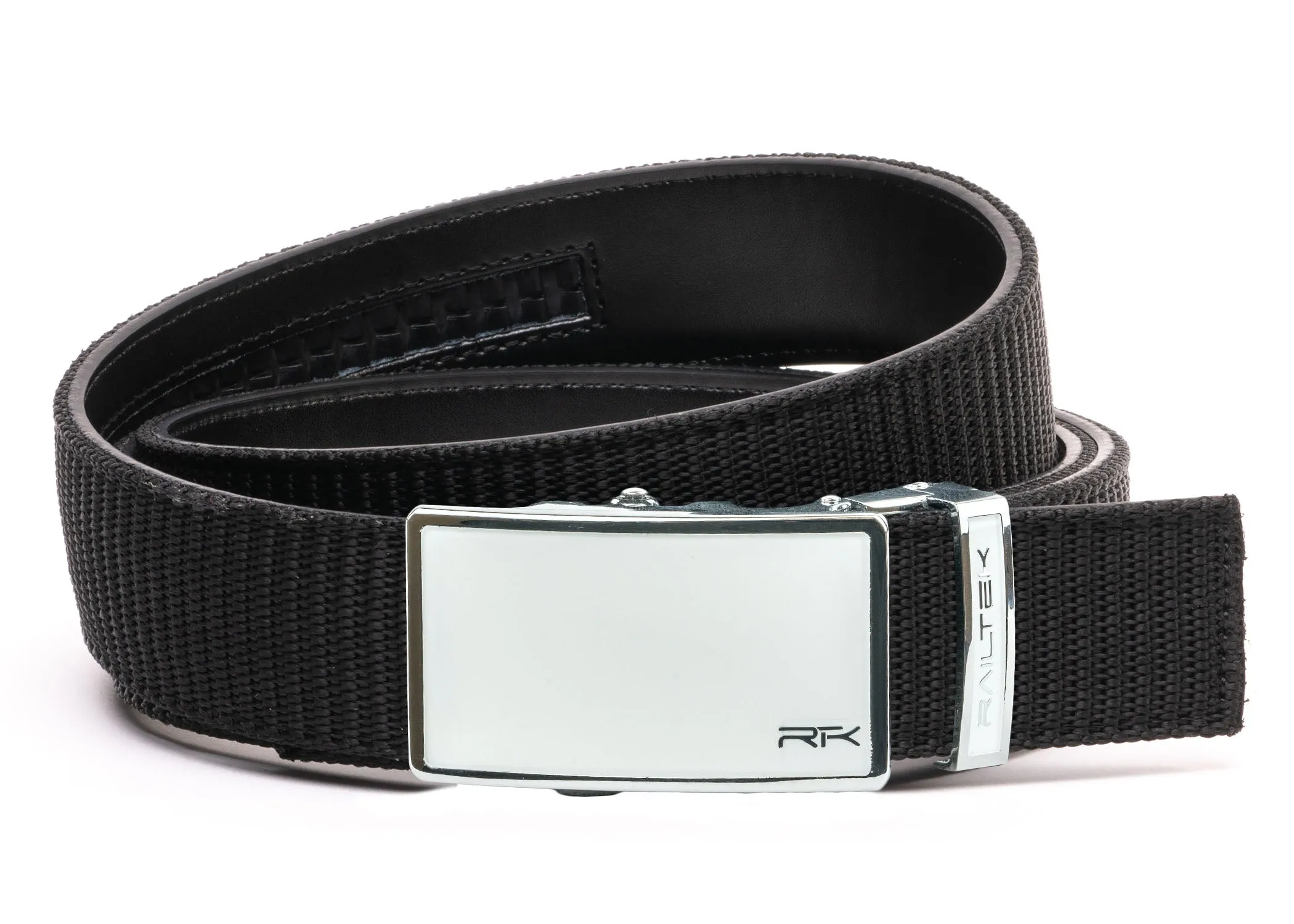 Chrome White Railtek™ Belt