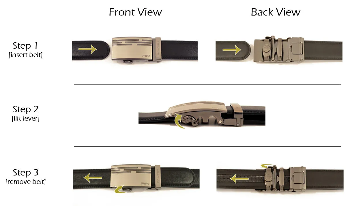 Chrome White Railtek™ Belt