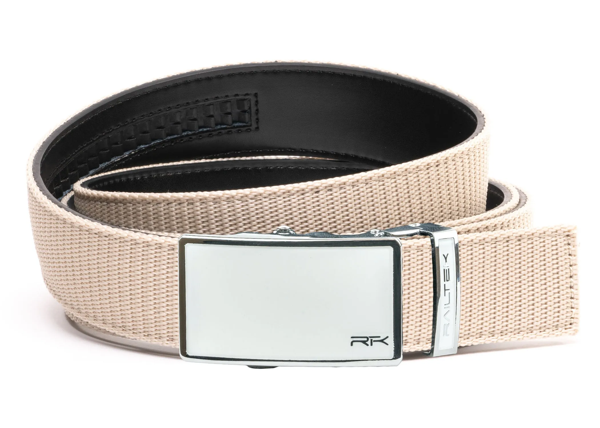 Chrome White Railtek™ Belt