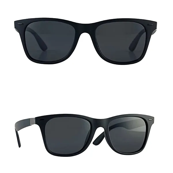 Classy Men Black Polarized Beach Sunglasses