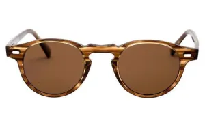 Classy Men Sunglasses Retro Brown