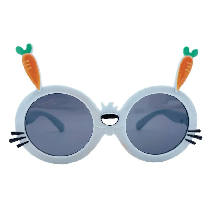 Cute Rabbit Children's Cartoon Glasses Trendy Sunglasses Boys and Girls Sunscreen Children's Sunglasses Cute Baby