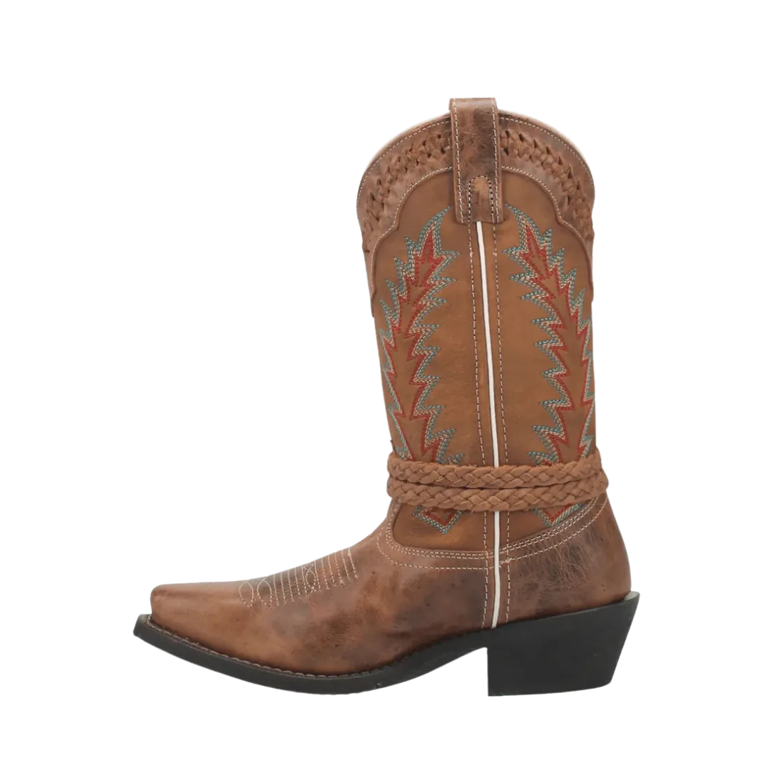 Dan Post Boot Laredo Women's Tan Knot In Time Leather Boot