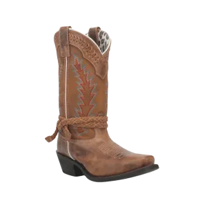 Dan Post Boot Laredo Women's Tan Knot In Time Leather Boot