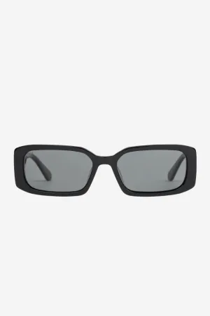 Electro Vision Rectangle Black Iron Grey Polar Sunglasses