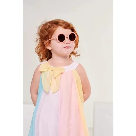 Euro Round Peachy Keen Sunglasses with Amber Lens