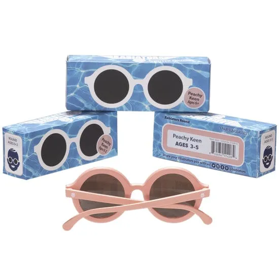 Euro Round Peachy Keen Sunglasses with Amber Lens