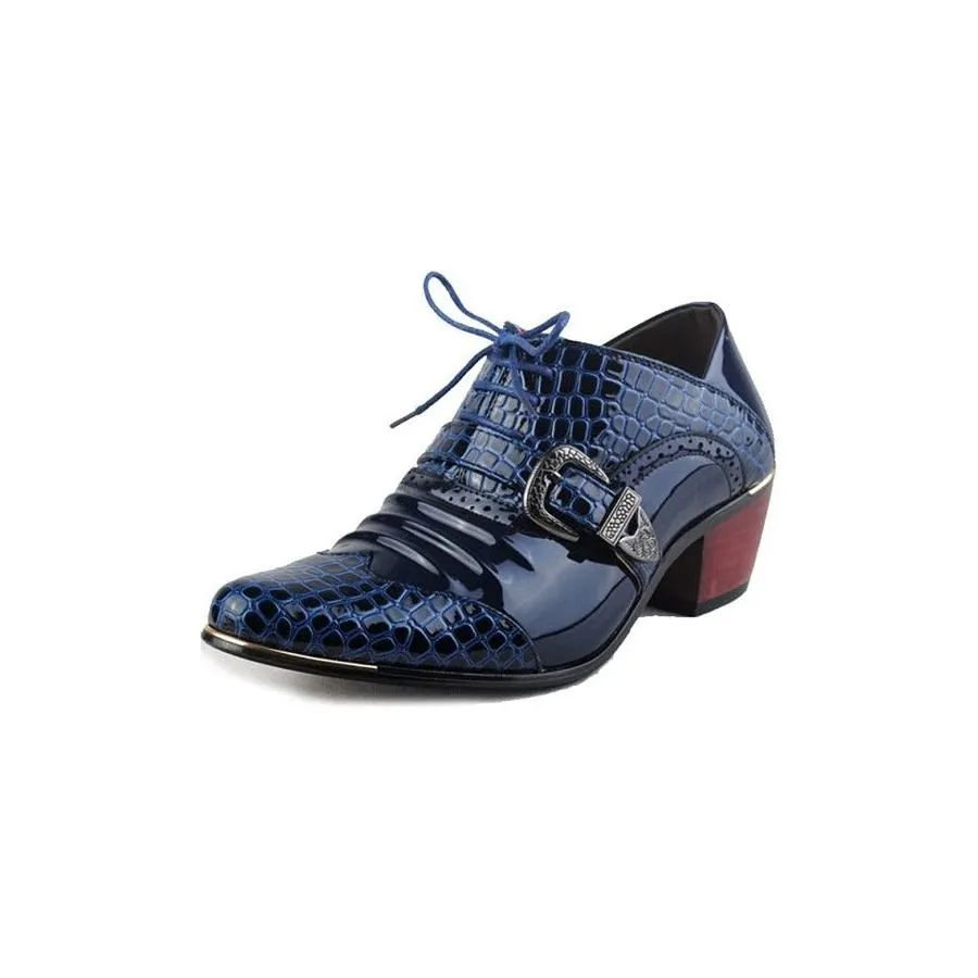 Exotic Retro Chic Snakeskin Wedge Ankle Boots