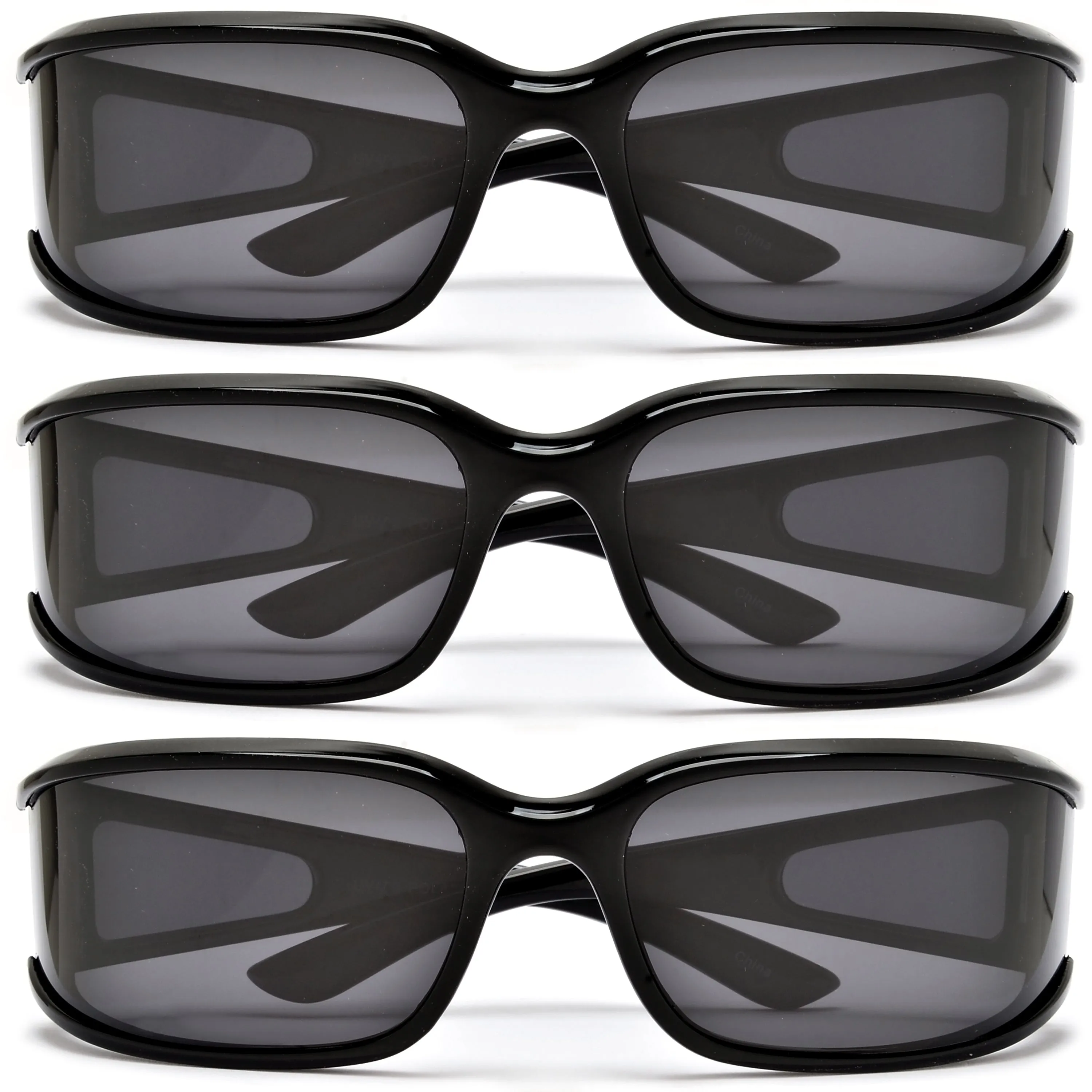 Futuristic Full Wrap Around Polarized Lens Sunglasses