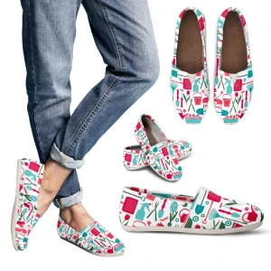 GARDEN TOOLS PATTERN CASUAL SHOES - FREE SHIPPING WORLDWIDE