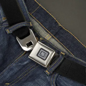 GM Seatbelt Belt - Black Webbing