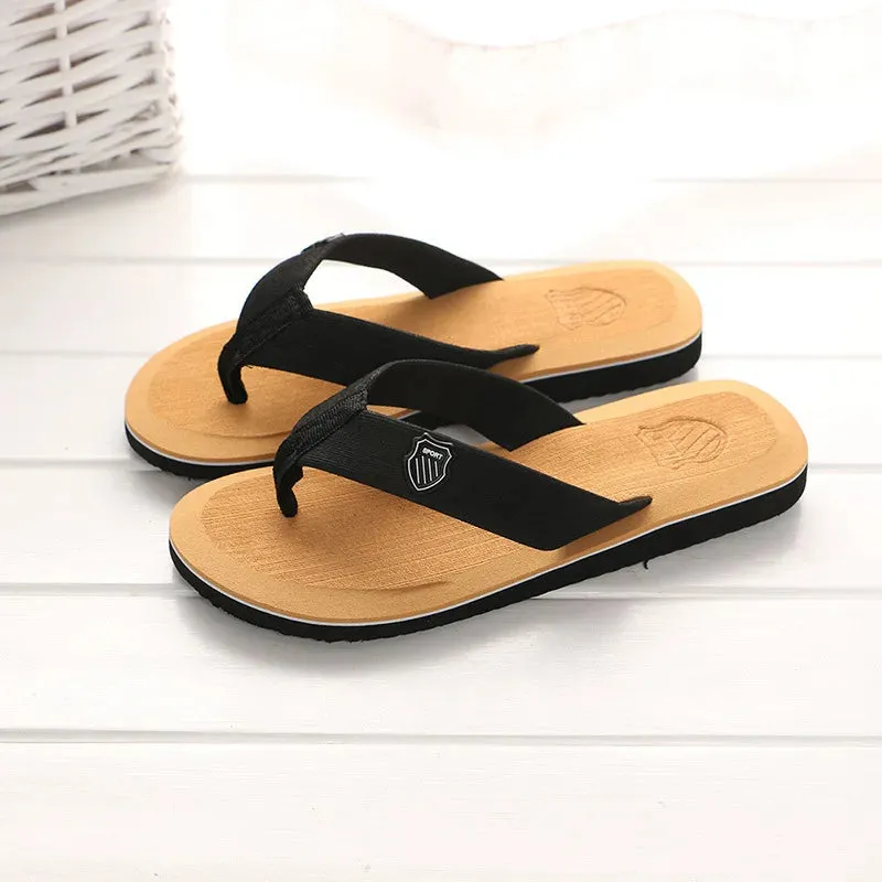 High Quality Summer Men's Slippers Flip Flop Beach \ Anti-slip Casual Shoes