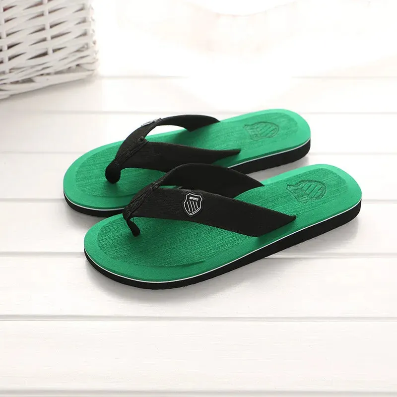 High Quality Summer Men's Slippers Flip Flop Beach \ Anti-slip Casual Shoes