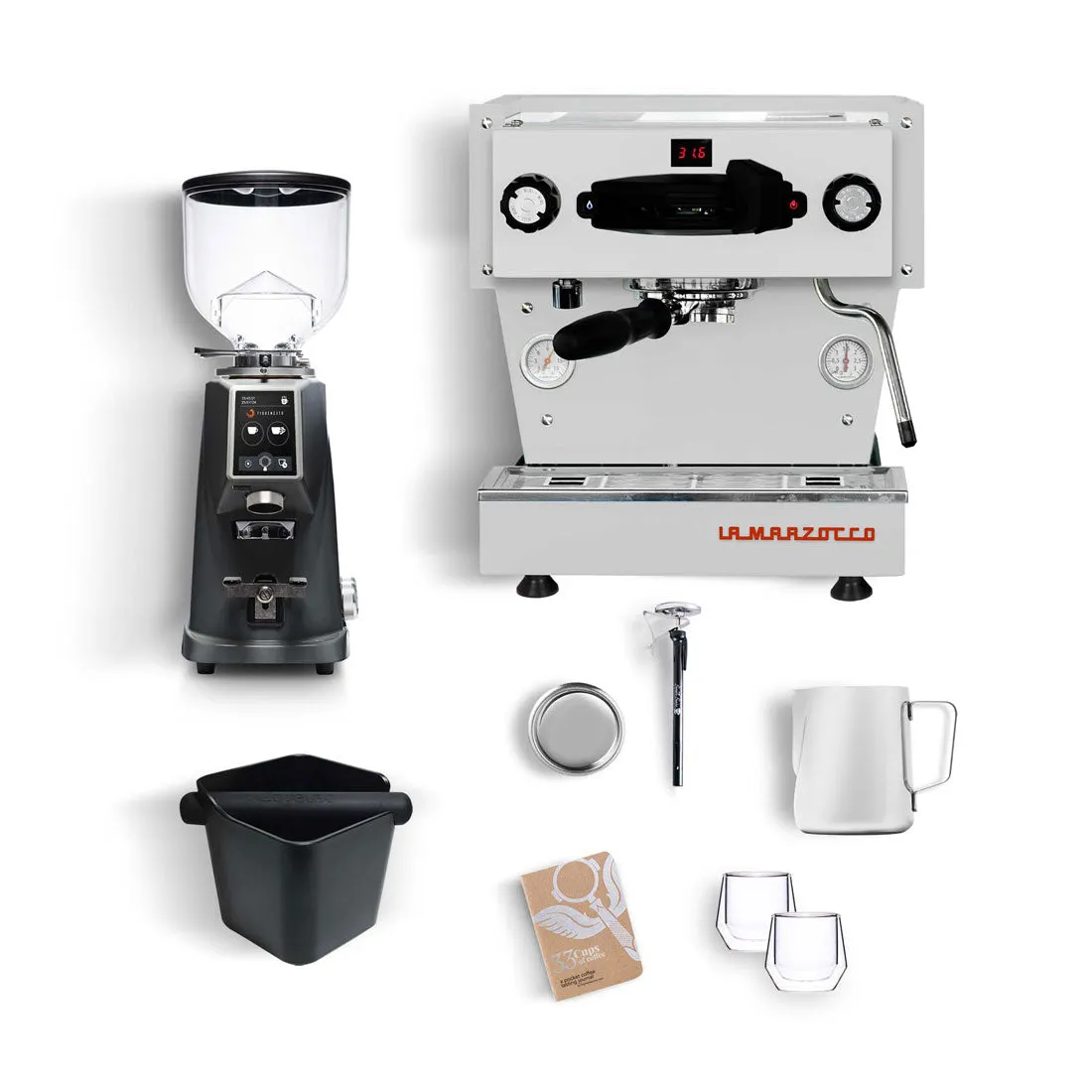 La Marzocco Linea Mini x F4 Home Espresso Kit - Silver/Black