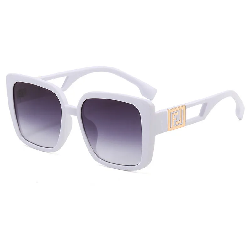 Large-frame fashionable sunglasses for women, anti-UV square sunglasses for men, anti-UV for driving