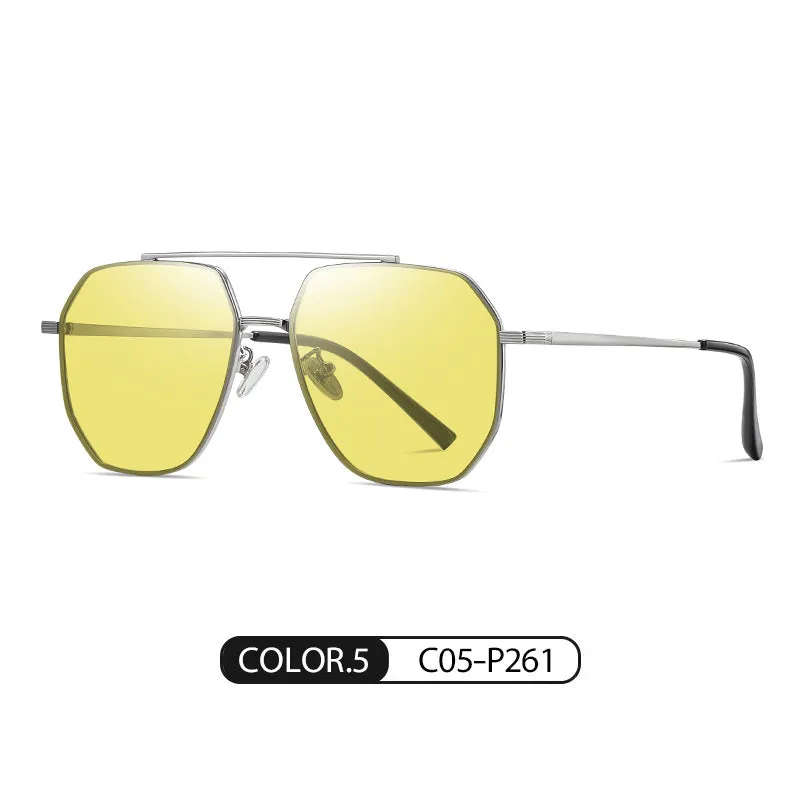 Lois Same Style Nylon Polarized Color-Changing Sunglasses Driving JS8536 Douyin Live Fashion Sunglasses