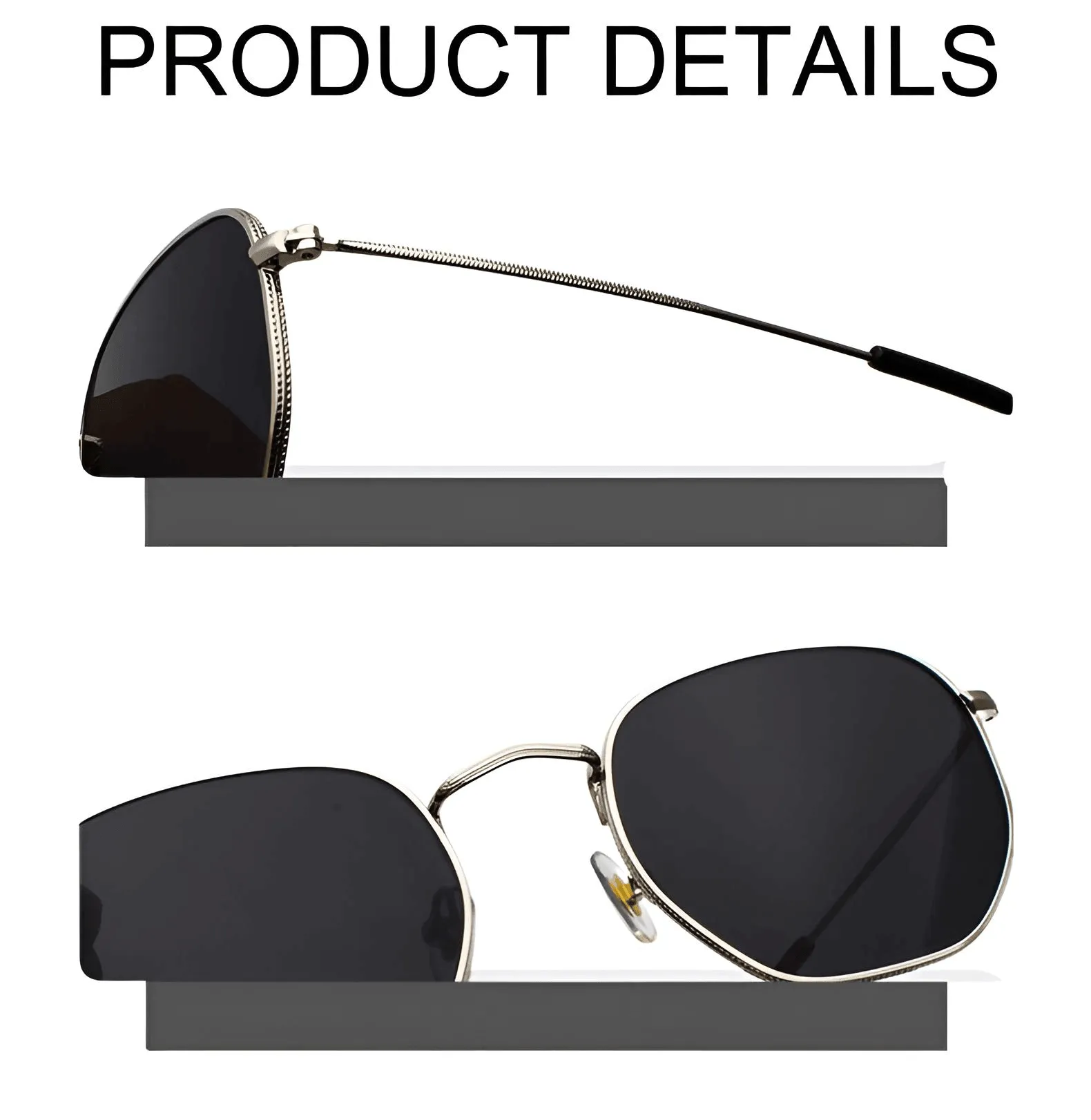 Men's Classic Square Sunglasses