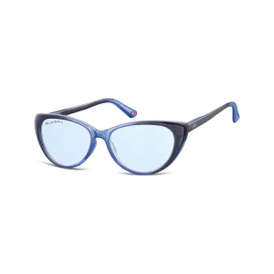 Montana Fashion Sunglasses - Cat 1 - Gradient Blue - Blue Lenses