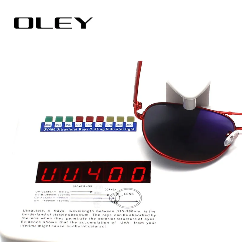 Oley Brand Sunglasses Men Polarized Classic Pilot Fishing Driving Y7005