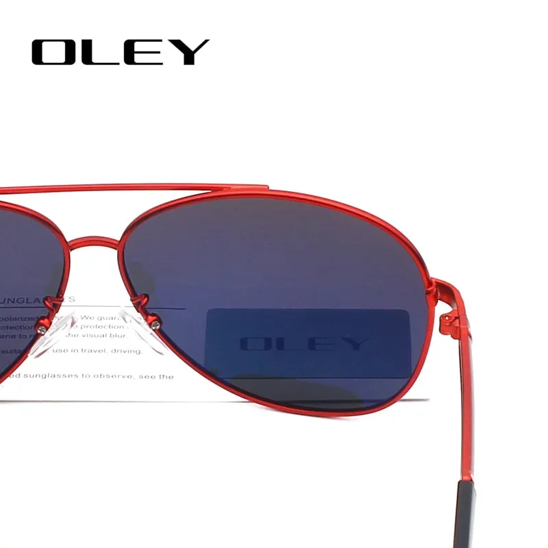 Oley Brand Sunglasses Men Polarized Classic Pilot Fishing Driving Y7005