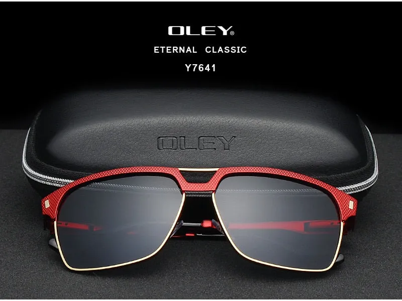 Oley Brand Unisex Classic Men Sunglasses Hd Polarized Y7641