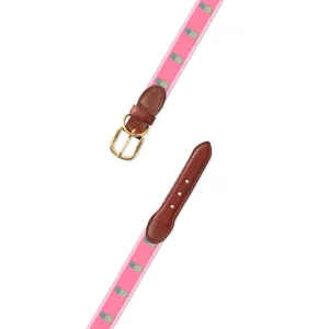 Pink Pineapple Motif Dog Collar