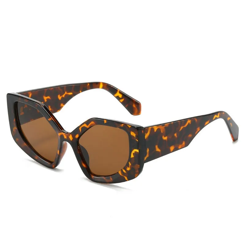 Pre Order:  Retro Irregular Frame Cat Eye Sunglasses