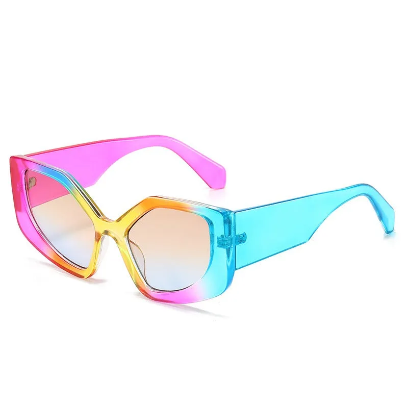 Pre Order:  Retro Irregular Frame Cat Eye Sunglasses