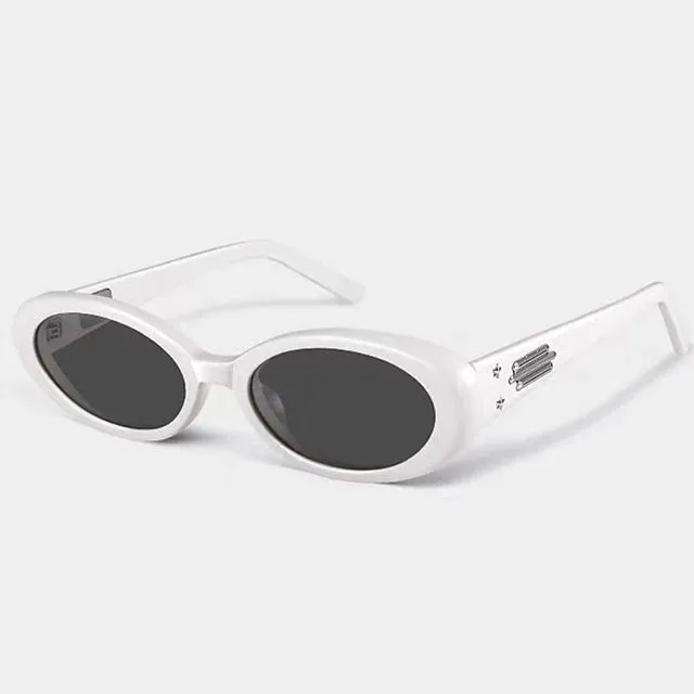 Pre Order:  Retro Oval Panel Sunglasses