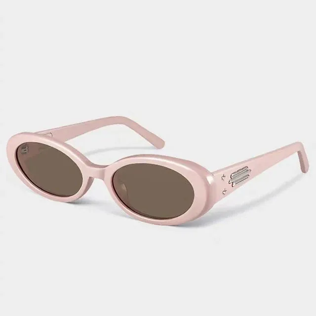 Pre Order:  Retro Oval Panel Sunglasses