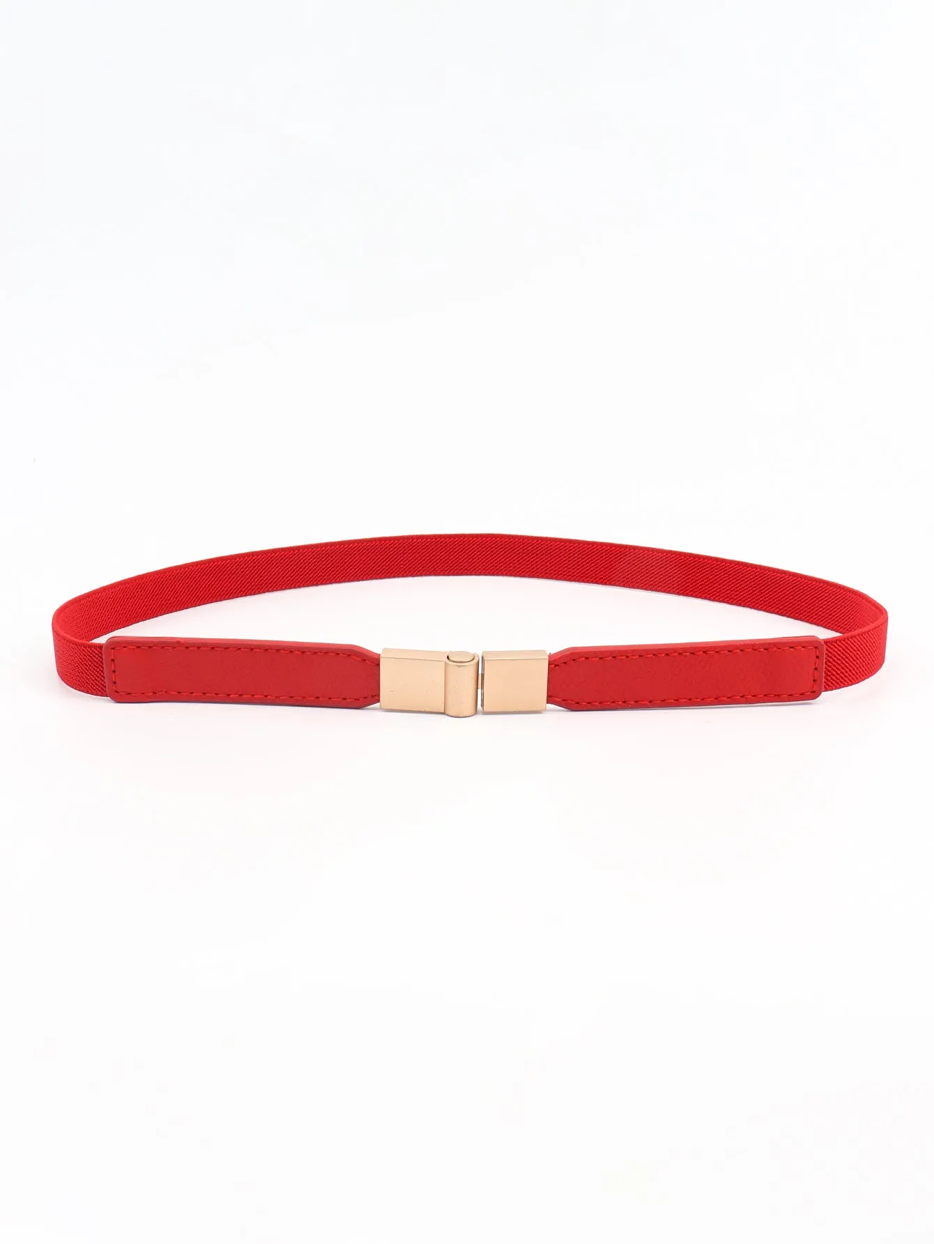 PU Elastic Skinny Belt