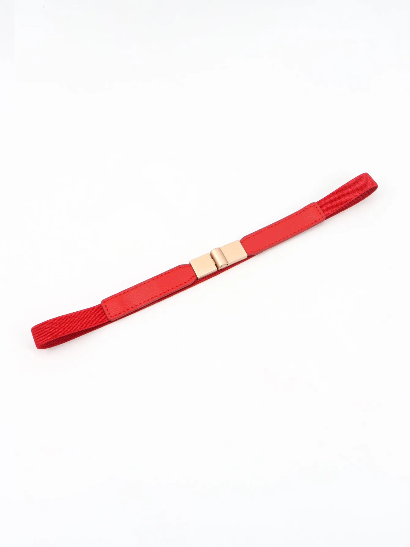 PU Elastic Skinny Belt