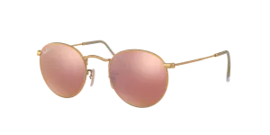 RAY BAN ROUND METAL GOLD | COPPER MIRROR