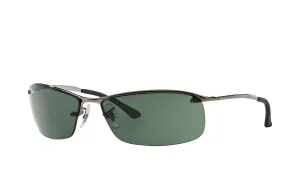 Rayban Rb3183 - Gunmetal Frame Green Classic - 63Mm