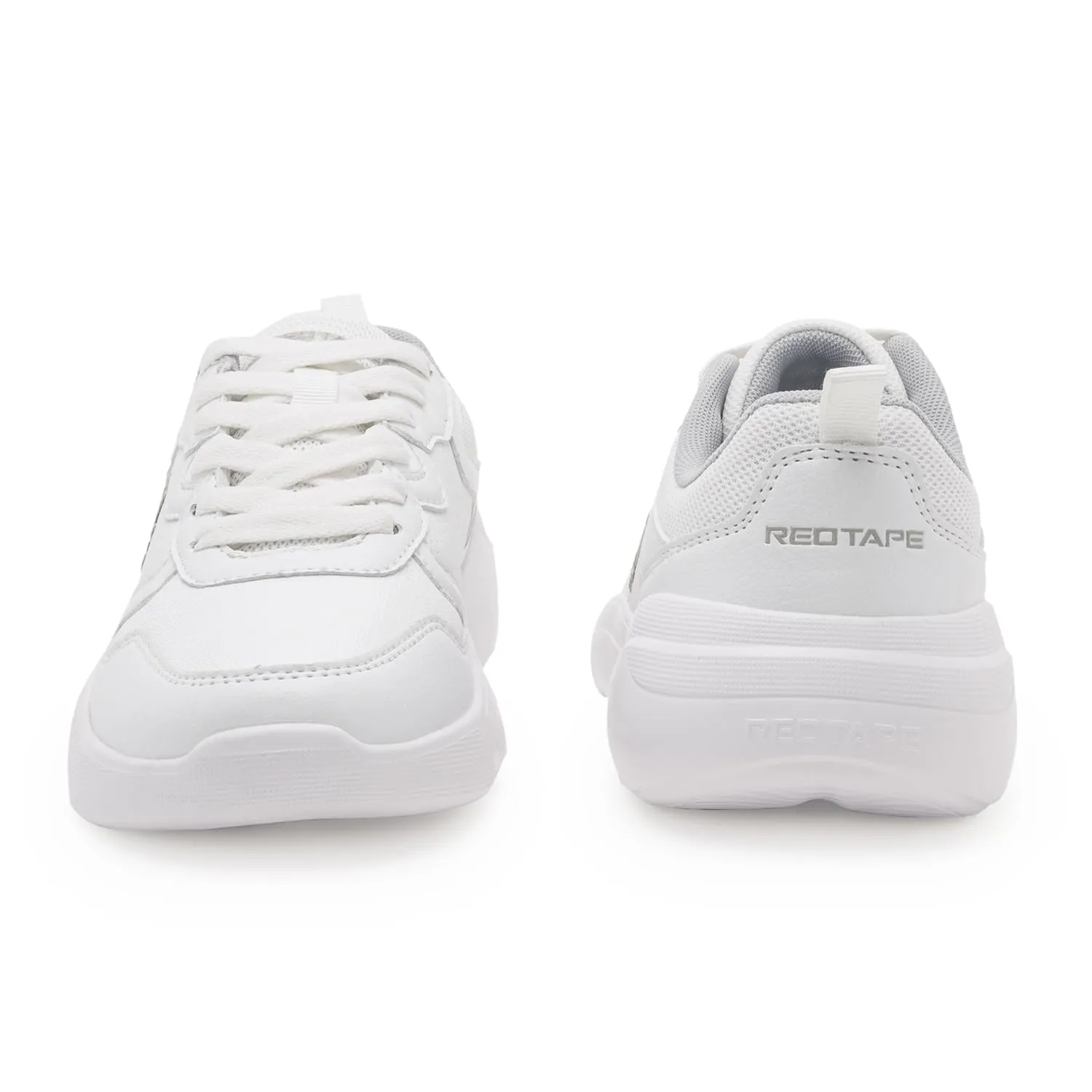 Red Tape Casual Sneaker Shoes for Women | Slip Resistant & Durable White